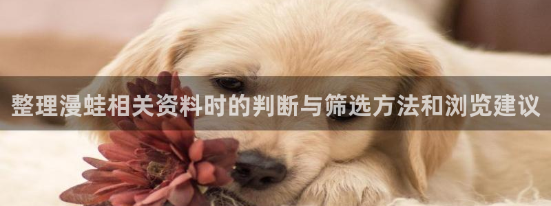 修仙漫画：整理漫蛙相关资料时的判断与筛选方法和浏览建议