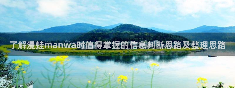 漫画阅读app:了解漫蛙manwa时值得掌握的信息判断思路及整理思路